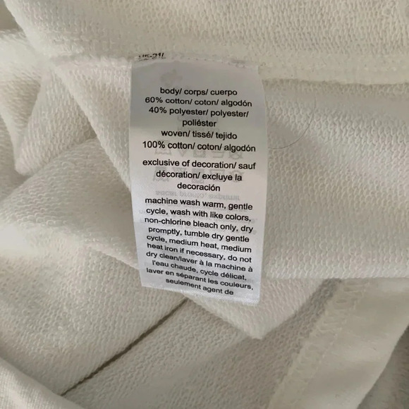 Tommy Hilfiger size xlarge womens white quarter zip pullover gingham shoulders - Picture 8 of 9